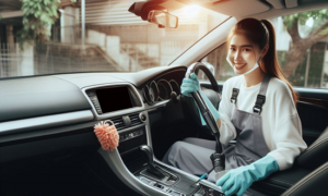 car interior cleaning